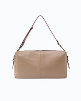 Keeper Bag large shoulder bag in new biker leather - | Pinko