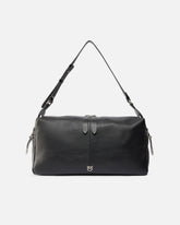 Keeper Bag large shoulder bag in new biker leather - | Pinko