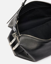 Keeper Bag large shoulder bag in new biker leather - | Pinko