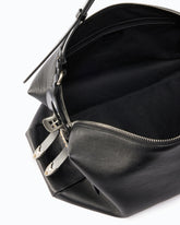 Keeper Bag large shoulder bag in new biker leather - | Pinko