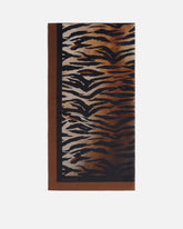 Scarf with tiger print - | Pinko