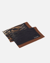 Scarf with tiger print - | Pinko
