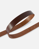 Leather belt with turquoise stones, 3 cm - | Pinko