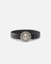 Ledergürtel mit Schmuckmedaille 4 cm - | Pinko