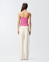Lace bustier top - Pink | Pinko