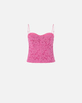 Lace bustier top - Pink | Pinko