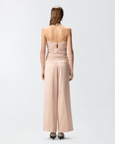 Floral lace top with shoulder straps - | Pinko