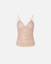 Top aus floraler Spitze mit Trägern - | Pinko