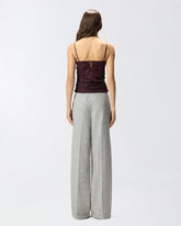 Floral lace top with shoulder straps - | Pinko