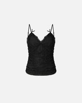 Top aus floraler Spitze mit Trägern - | Pinko