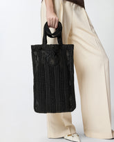 Easy Tote Bag medium shopper in raffia - | Pinko