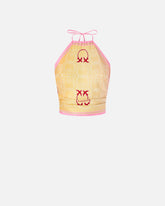 Cover-up top with Love Birds logo - | Pinko