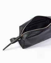 Mittlere Bauletto-Umhängetasche aus New Biker Leder - Schwarz | Pinko