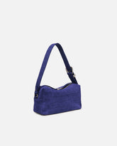 Mittlere Bauletto-Tasche aus Leder mit Krokoprint - | Pinko