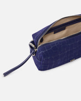 Mittlere Bauletto-Tasche aus Leder mit Krokoprint - | Pinko
