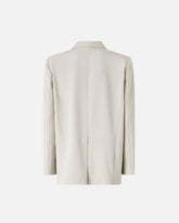 Fluid blazer with rear slit - Grey | Pinko