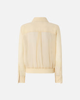 Halbtransparente Bluse mit Metallic-Details - | Pinko
