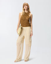 Lightweight trousers with cargo pockets - | Pinko