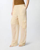 Lightweight trousers with cargo pockets - | Pinko