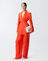 Kimonojacke aus floralem Jacquard - | Pinko