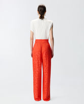 Hose aus floralem Jacquard - | Pinko