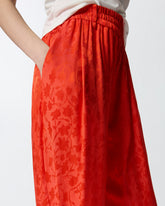 Hose aus floralem Jacquard - | Pinko