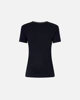Geripptes T-Shirt mit Stickerei Love Birds - | Pinko