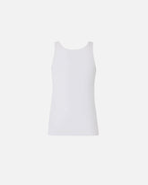 Ribbed vest top with Love Birds embroidery - | Pinko