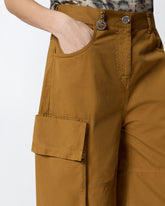 Cargo-Bermudas mit Nieten - Orange | Pinko
