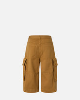 Cargo-Bermudas mit Nieten - Orange | Pinko