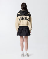 Short skirt with gathering and drawstring - | Pinko