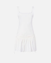 Short dress with gathering and drawstring - | Pinko