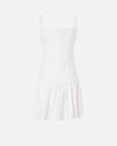 Short dress with gathering and drawstring - | Pinko