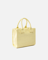 Kleiner Shopper Beach aus Bast mit Logo Love Birds - Beige | Pinko