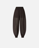 Lightweight, flowing trousers - Brown | Pinko