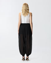 Lightweight, flowing trousers - Black | Pinko