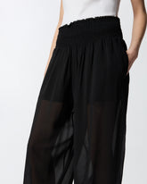Lightweight, flowing trousers - Black | Pinko