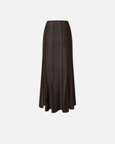 Long skirt with sheer details - | Pinko