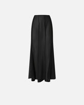 Long skirt with sheer details - Black | Pinko