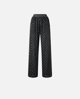 Mesh trousers with mirror detail - Dark Grey | Pinko