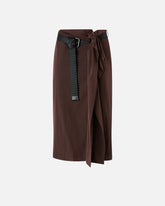Calf-length skirt with belt - | Pinko