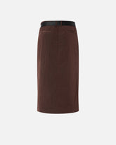 Calf-length skirt with belt - | Pinko