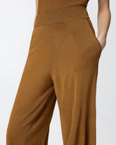 Weite Hose mit Metallic-Faden - | Pinko
