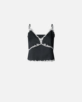 Top mit Einsätzen aus Spitze - | Pinko