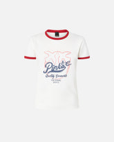 T-Shirt mit Logoprint - | Pinko