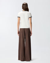 T-Shirt mit Logoprint - | Pinko