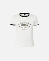T-Shirt mit Logoprint - | Pinko
