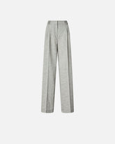 Geflammte Hose mit Bügelfalte - | Pinko