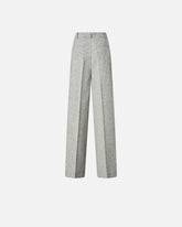 Geflammte Hose mit Bügelfalte - | Pinko