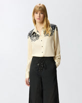 Bluse mit abgesetztem Sternenprint - | Pinko